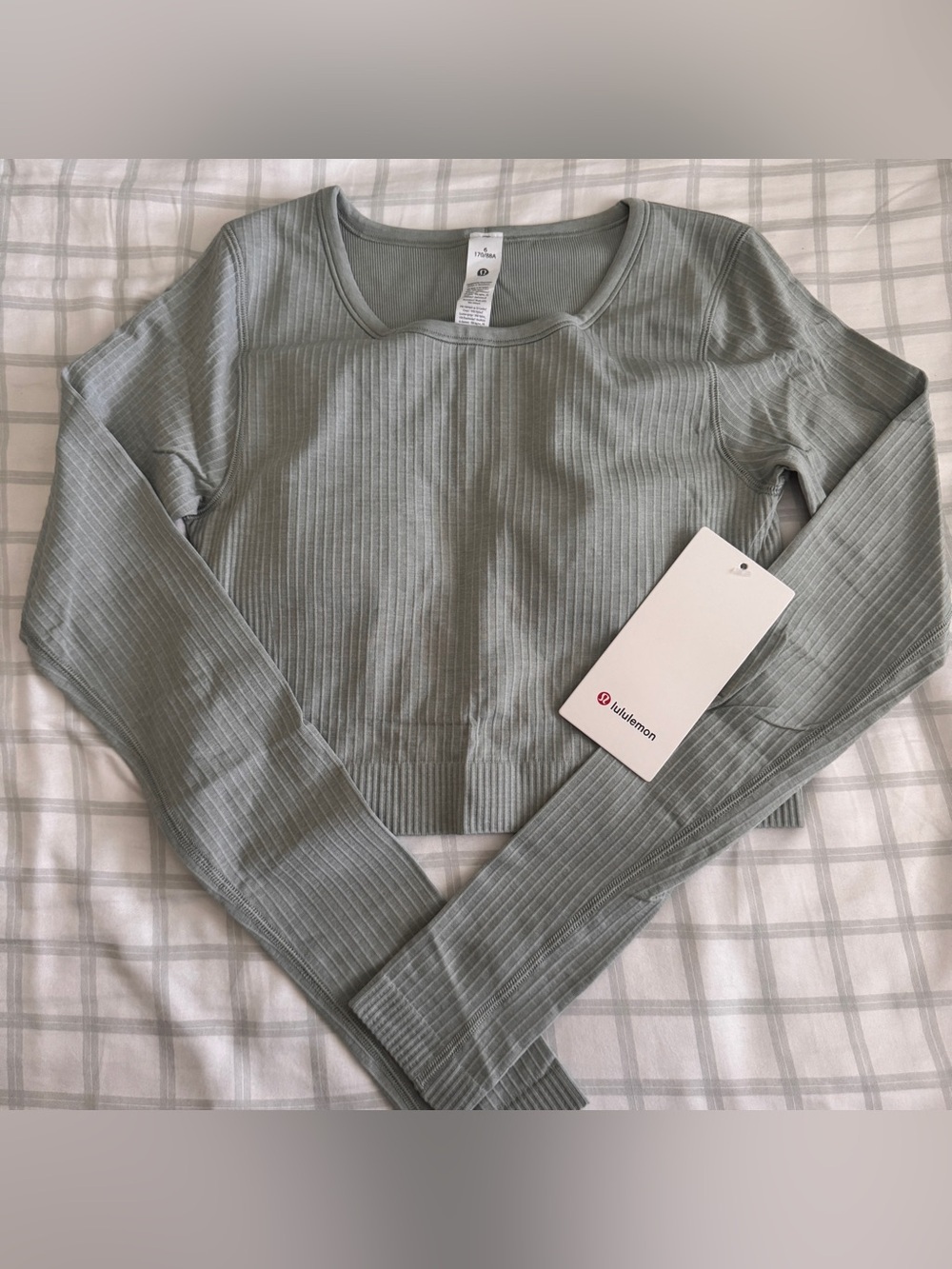 🆕💚 Lululemon Ebb to Street Long Sleeve - Jade Grey